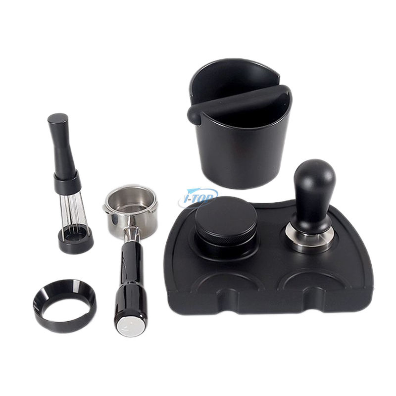 Espresso Coffee barista Aiguilles d'agitation tamper café Espresso Distribution diamond-cut Jeu de poignées