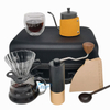 Offre spéciale verser sur ensemble V60 Kit de café Mini acier inoxydable Portable main grain de café manuel moulin à café en gros