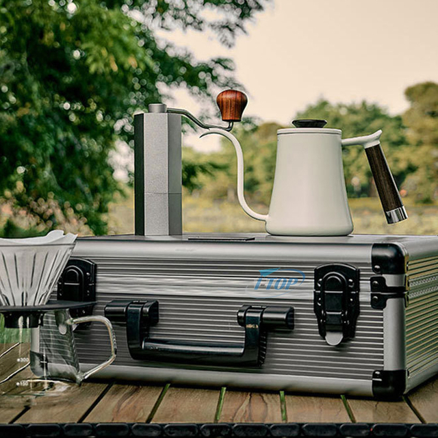 V60 Arabic Verser sur le kit de bouilloire Barista Tools Sac de camping à café Ensembles de café et de thé Goutteur de café