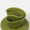 Porte-filtre à cône pliable réutilisable Goutte à goutte à froid Pliable Verser sur le goutteur à café en silicone