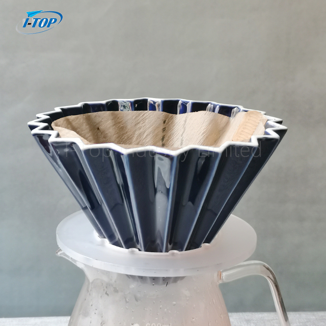 Ensemble-cadeau de cafetière à verser en céramique goutteur de café mat 