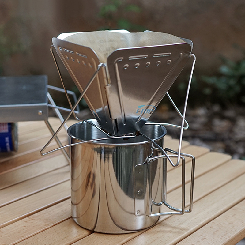 Bouilloire en acier inoxydable pour filtre à café Meker