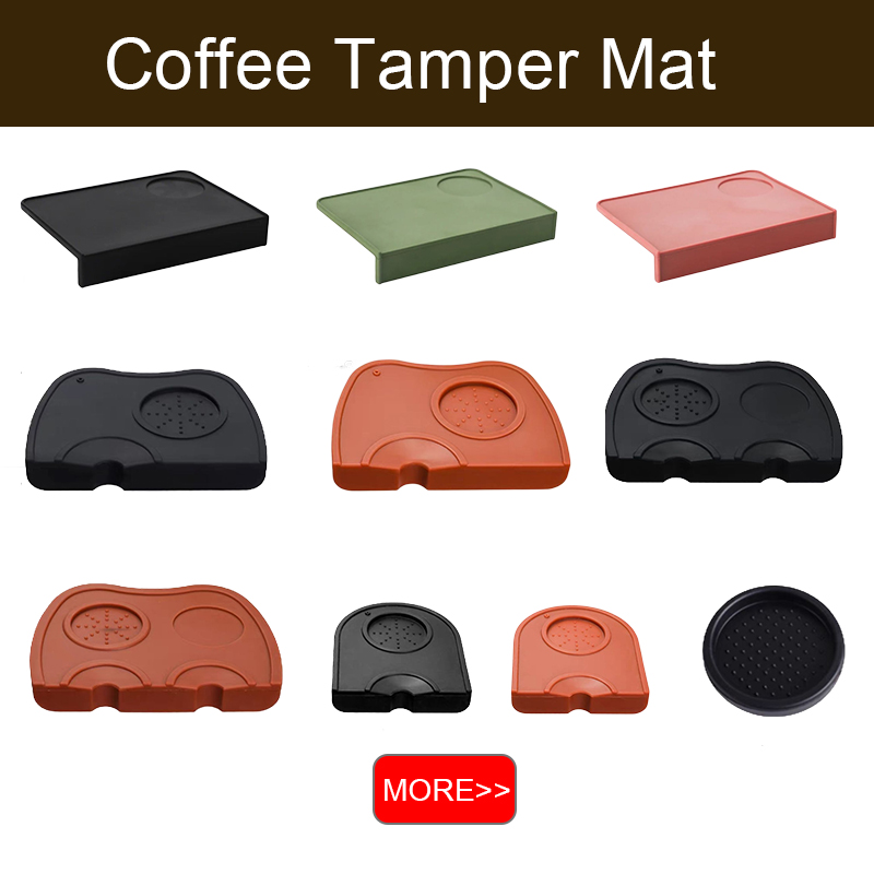 Logo personnalisé Coussin d'angle en silicone Tapis anti-café