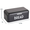 Boîte de rangement de pain alimentaire en acier inoxydable de bonne qualité en gros conteneur de bac à pain en métal de grande capacité pour la cuisine