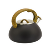 IT-CP1058 Bouilloire bollitore minimaliste avec sifflet bouilloire à thé cuisinière bouilloire sifflante en acier inoxydable avec manche en bois