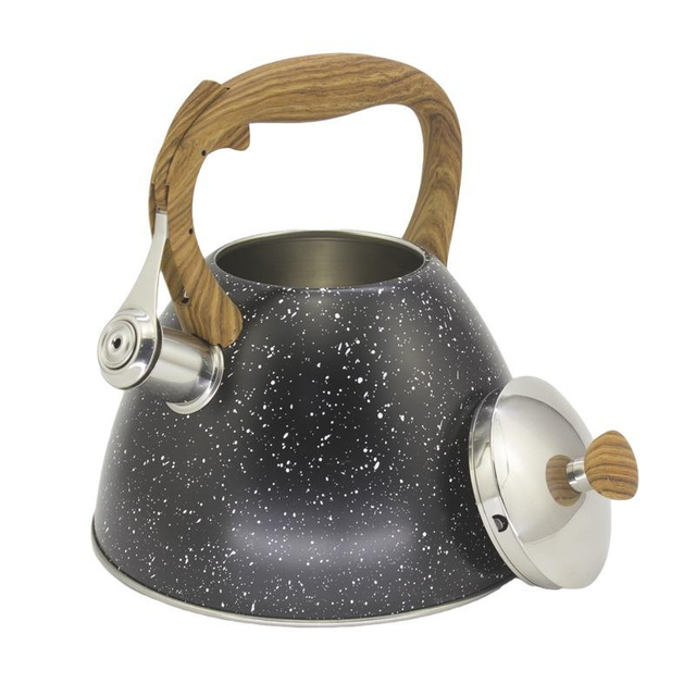 IT-CO1013 bouilloire à thé sifflante en acier inoxydable couleur argent de haute qualité