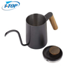 304 thé noir de haute qualité café verser sur une bouilloire à café bouilloire à col de cygne en acier inoxydable