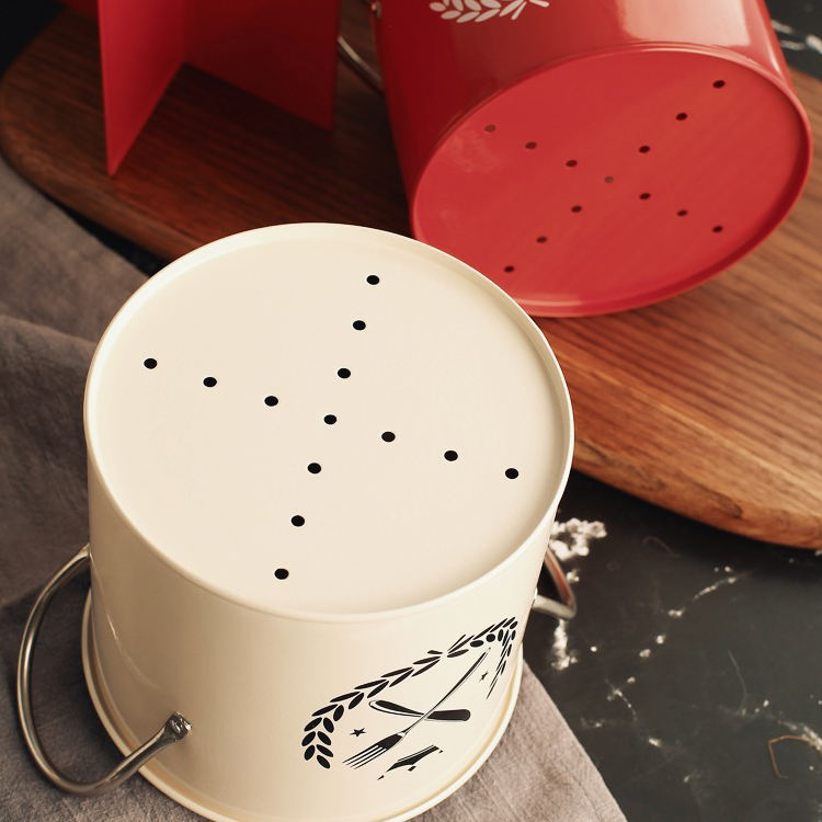 Style campagnard américain rétro vaisselle baguettes cage vidange couteau fourchette cuisine fournitures de cuisson baril de stockage