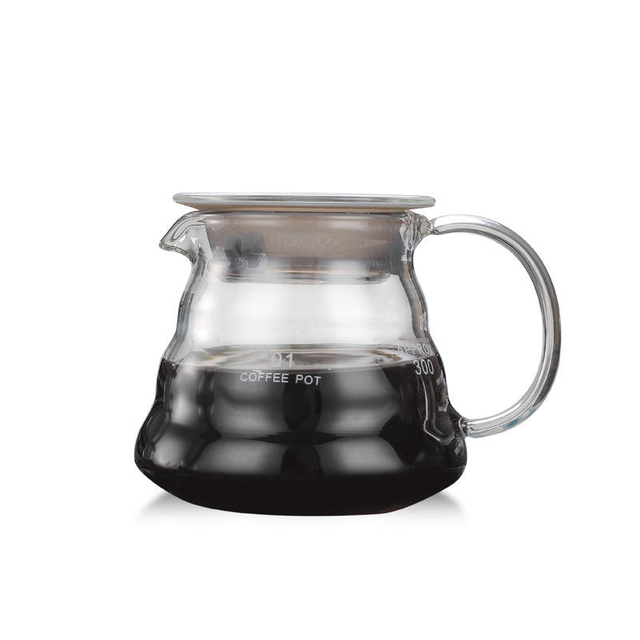 Cafetière Main Goutte À Goutte En Verre Serveur De Café Bouilloire À Thé