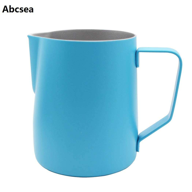 350 ml 600 ml Café Espresso Lait Moussant Pichet avec Échelles De Mesure Pot À Lait En Acier Inoxydable