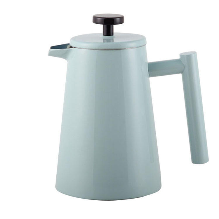Pot de presse de méthode de cendre de café en acier inoxydable à double paroi de haute qualité portable