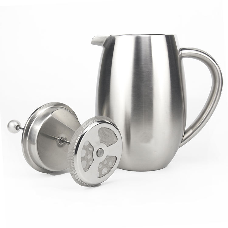 Presse à café en acier inoxydable de qualité 304 pour cafetière à piston