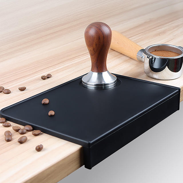 tapis de bourrage de café personnalisé avec tapis de bourrage en silicone