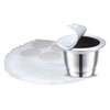 Capsules de café Nespresso à dosettes vides rechargeables avec couvercle auto-adhésif