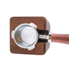 Café en bois Tamper Stand Stand Café Mesure Tamper Cuillère Mesure Tamper Noir Express Stand Café Cuillère