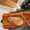 Récipient de nourriture en métal de boîte à pain carrée de cuisine jaune clair de couleur adaptée aux besoins du client avec le logo adapté aux besoins du client