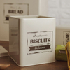 Bocal de stockage des aliments Conteneur de stockage hermétique En acier inoxydable Thé Sucre Café En métal Ensembles de bidons de cuisine avec boucle scellée