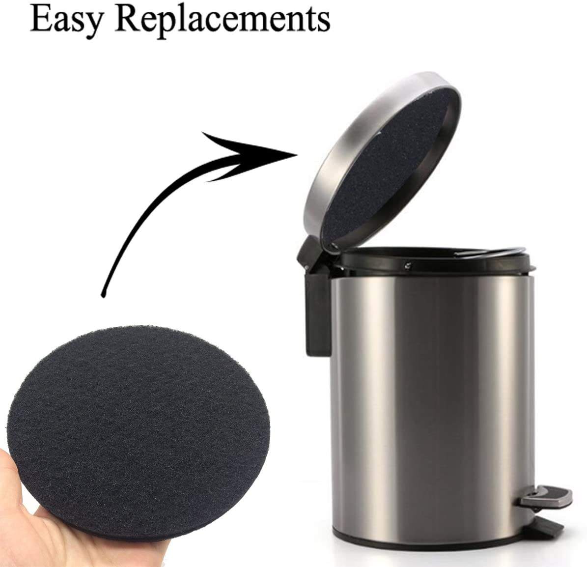 Remplacement du filtre de bac à compost rond de filtre à charbon actif en gros de filtre de bac à compost