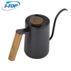 Pot à col de cygne en acier inoxydable de nouvelle conception versez sur le pot d'eau de thé de bouilloire de café d'égouttement