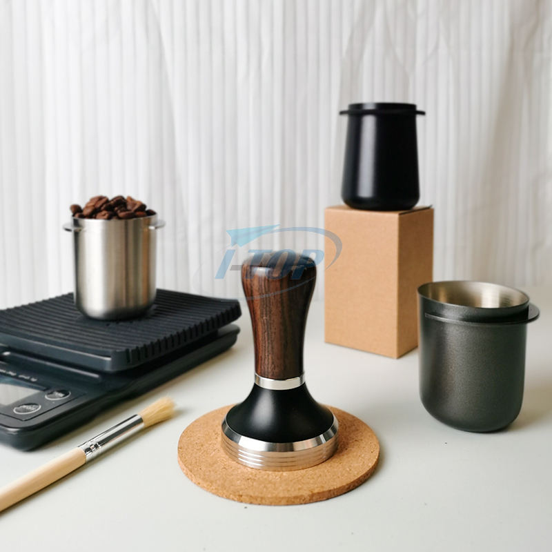 Presse à café en bois Espresso Coffee Powder Press Tamper