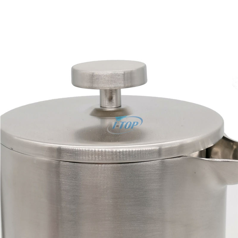 Presse française Cafetière Presse à café 34 oz avec poignée ergonomique Double paroi Isolation Presse française en acier inoxydable