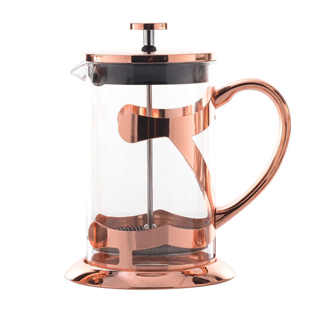 Vente chaude Portable Voyage Presse Française Cafetière Presse Française En Verre Avec Flamme En Plastique Sans Bpa