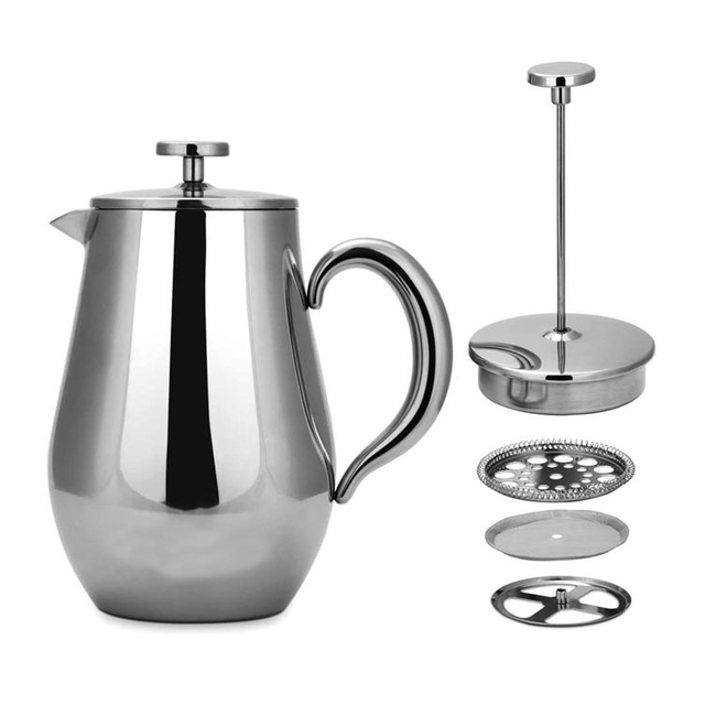 Presse à café presse française 350 ml 800 ml 1000 m Double paroi cafetière presse française