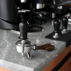 51mm Café Tamper Pression Régulée Calibrée Espresso Main Tamper 304 Base En Acier Inoxydable Noir