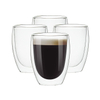 Tasses à café en verre ensemble tasses isolées à Double paroi grandes tasses pour thé Latte Cappuccino borosilicate tasses en verre transparent