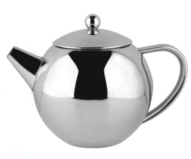 Théière en acier inoxydable de 34 oz/50 oz avec infuseur pour l'isolation du thé en vrac garde le thé au chaud pour une théière plus longue