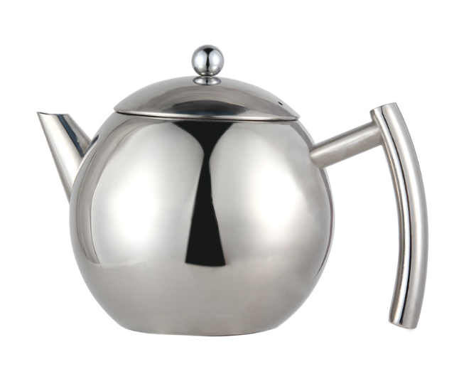 Théière en acier inoxydable de 34 oz/50 oz avec infuseur pour l'isolation du thé en vrac garde le thé au chaud pour une théière plus longue