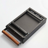 Barista Style Espresso Long Café Knock Bin Accessoires Tiroir En Acier Inoxydable Knock Box Noir