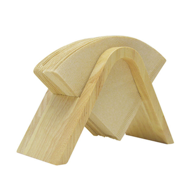 Porte-papier filtre à café en bois en forme de V café infusé à la main v60 support de papier goutteur support de stockage de filtre à café