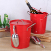 Seau à bière de glace de partie d'approvisionnement de barre seau à glace isolé d'acier inoxydable de double paroi pour la barre à la maison