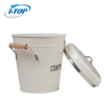 Seau à compost 1,0 gallon comptoir de cuisine facile à nettoyer avec couvercle scellé pour déchets alimentaires bac à compost avec filtre à charbon