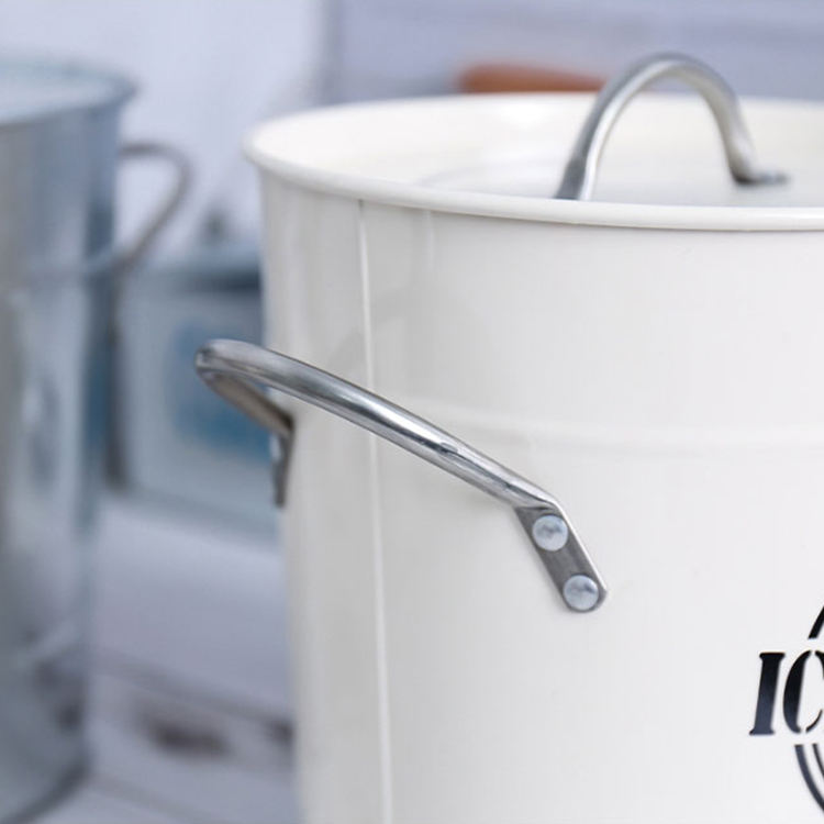 Seau à glace de Champagne de boisson de Style campagnard seau à glace isolé d'acier inoxydable de Double paroi pour refroidir la bière