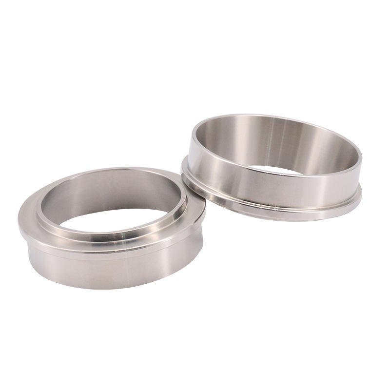 Entonnoir de dosage d'espresso de 58 mm, anneau de dosage en acier inoxydable compatible avec le porte-filtre/fond de machine à expresso de 58 mm