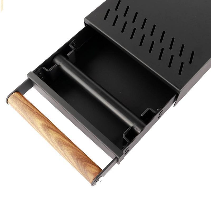 Espresso Knock Box Tiroir, Acier Inoxydable Amovible Café Moulu Knock Box, Absorbant Les Chocs Durable Barista Knock Box