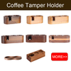 3 trous en bois filtre à café inviolable support en bois machine à expresso accessoires inviolable tapis support inviolable station pour café maison hôtel restaurant bar
