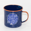 Vente chaude en gros camping émail tasse café thé tasse unique tasse colorée