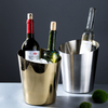 Conception personnalisée seau à glace de vin de Champagne de 3 litres garder au frais pendant des heures seau à glace isolé en acier inoxydable pour Bar à Cocktails