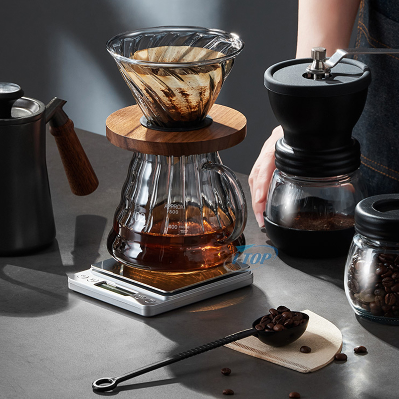 V60 extérieur moderne manuel goutte à goutte sac de voyage boîte cadeau emballage broyeur pot bouilloire verser sur cafetière ensemble